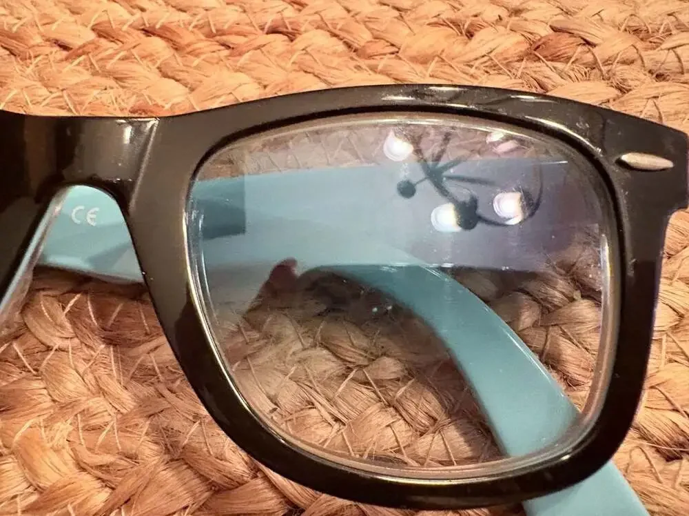 Ray-Ban RB2140 Wayfarer Sunglasses Black and Blue
